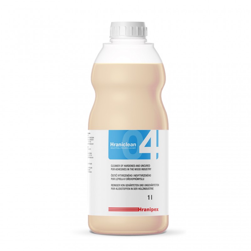 Hraniclean 04
Reiniger für gehärteten PUR-Klebstoff
1L-Flasche_25609